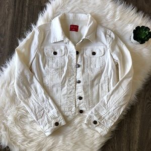 White ELLE Jean Jacket